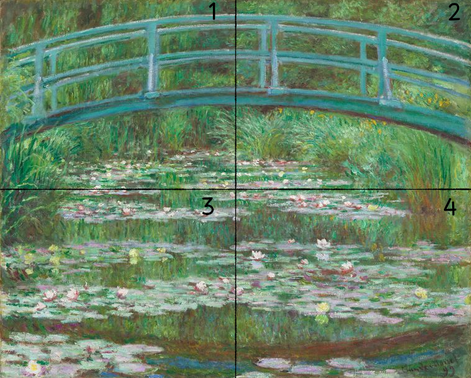 Le Pont Japonais, par Claude Monet, 1899, Courtesy National Gallery of Art, Washington