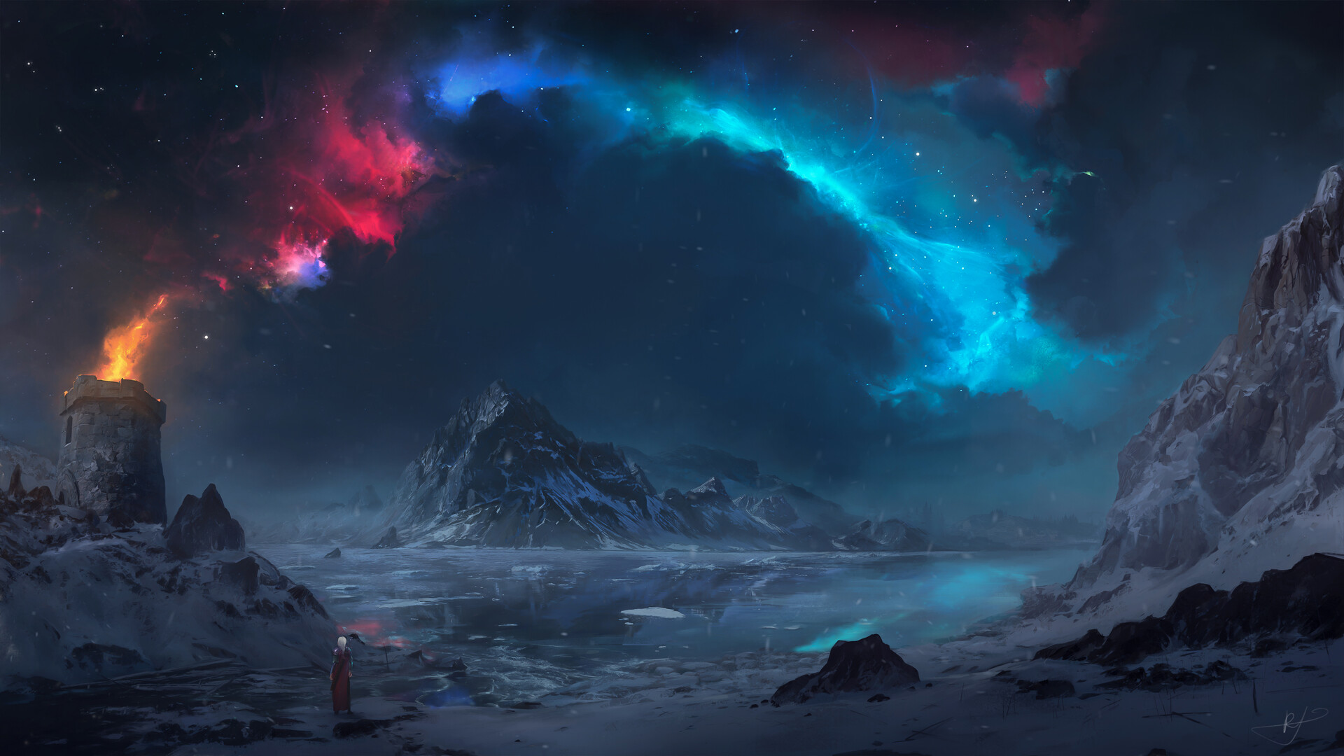 "Signal Tower", par l'artiste Max Suleimanov (lien en bas de la page)