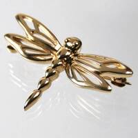 Broche en forme de libellule